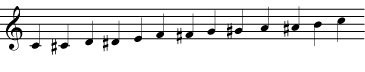 Chromatic scales