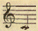 small c octave on a music staff