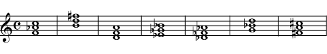 Triads examples